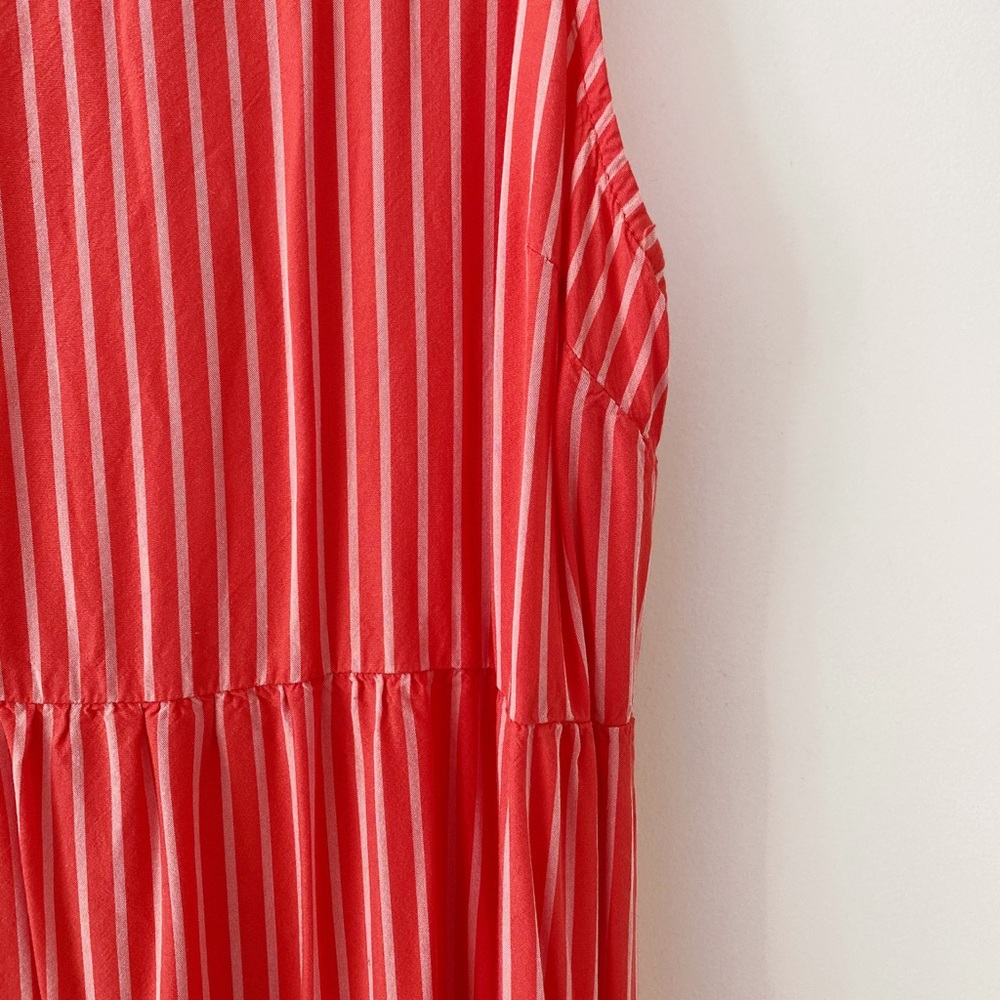 A NEW DAY | Coral & Blush Tiered Sundress